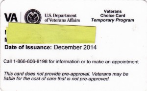 Veterans Choice Card